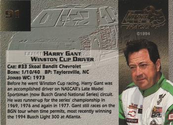 1994 Finish Line Gold #91 Harry Gant Back