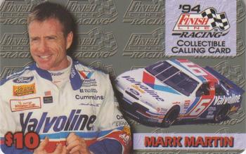 1994 Finish Line Phone Cards #NNO Mark Martin Front