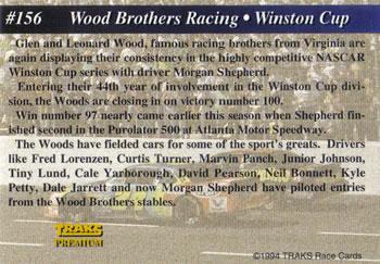 1994 Traks - First Run #156 Wood Brothers Back