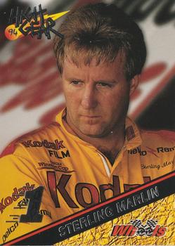 1994 Wheels High Gear - Day One Silver #104 Sterling Marlin Front
