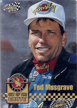 1995 Action Packed Winston Cup Stars - Silver Speed #9 Ted Musgrave Front