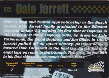 1995 Action Packed Winston Cup Stars - Silver Speed #15 Dale Jarrett Back