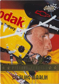 1995 Action Packed Winston Cup Stars - Silver Speed #55 Sterling Marlin Front