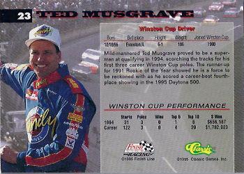 1995 Assets - Gold Signature #23 Ted Musgrave Back