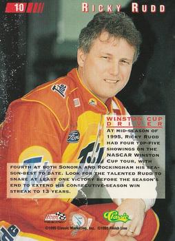 1995 Classic Images - Gold #10 Ricky Rudd Back