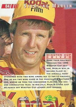 1995 Classic Images - Gold #84 Sterling Marlin Back