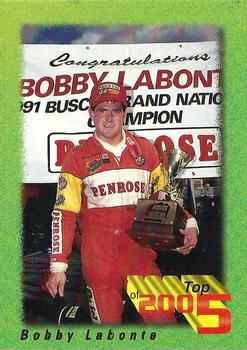 1995 Maxx - Top 5 of 2005 #TOP 1 Bobby Labonte Front