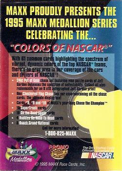 1995 Maxx Medallion #NNO #16 Ford Back