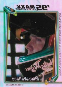1995 Maxx Crown Chrome #NNO Mike Wallace Back
