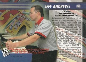 1995 Press Pass VIP - Autographs #55 Jeff Andrews Back