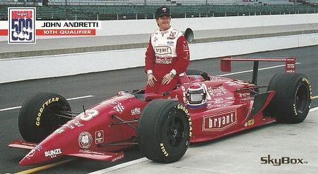 1995 SkyBox Indy 500 #28 John Andretti Front