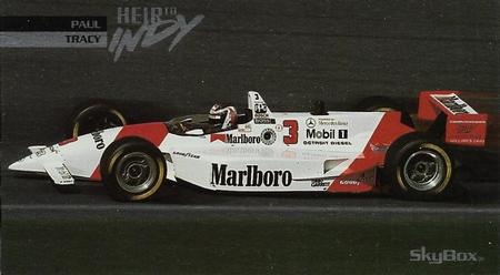 1995 SkyBox Indy 500 - Heir to Indy #H5 Paul Tracy Front