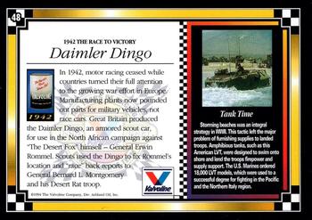 1995 Traks Valvoline #48 Daimler Dingo Back
