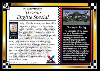 1995 Traks Valvoline #52 George Robson's Car Back