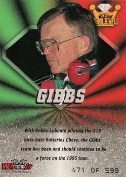 1995 Wheels Crown Jewels - Diamond #27 Joe Gibbs Back