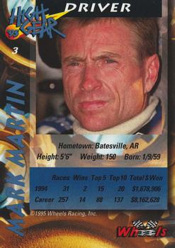1995 Wheels High Gear - Day One #3 Mark Martin Back