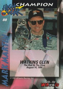 1995 Wheels High Gear - Day One #88 Mark Martin Back