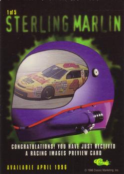 1996 Classic - Images Preview #1 Sterling Marlin Back