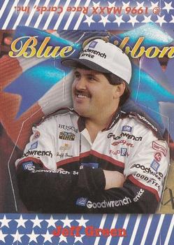 1996 Maxx Made in America - Blue Ribbon #BR15 Jeff Green Front