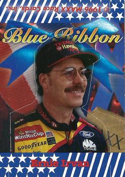 1996 Maxx Made in America - Blue Ribbon #BR2 Ernie Irvan Front