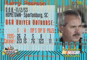 1996 Maxx Odyssey #C/:86 Larry Pearson Back