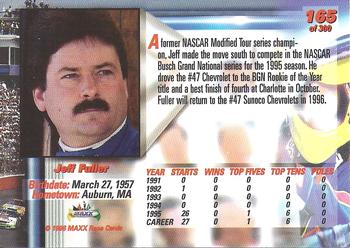 1996 Maxx Premier Series #165 Jeff Fuller Back