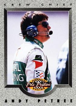 1996 Pinnacle Pole Position #85 Andy Petree Front