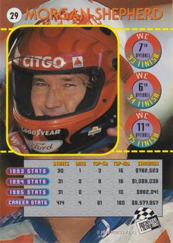 1996 Press Pass - Cup Chase Foil Prizes #29 Morgan Shepherd Back