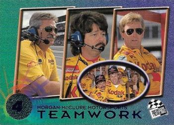 1996 Press Pass - Torquers #74 Larry McClure / Tony Glover / Sterling Marlin Front