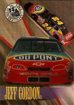 1996 Press Pass Premium - Holofoil #34 Jeff Gordon's Car Front