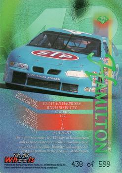 1996 Wheels Crown Jewels Elite - Emerald #10 Bobby Hamilton Back