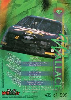 1996 Wheels Crown Jewels Elite - Emerald #34 Rusty Wallace Back