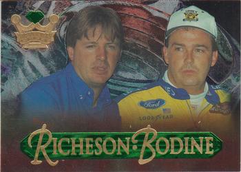 1996 Wheels Crown Jewels Elite - Emerald #50 Donnie Richeson / Brett Bodine Front
