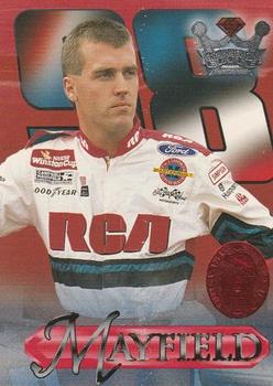 1996 Wheels Crown Jewels Elite - Ruby Treasure Chest #25 Jeremy Mayfield Front