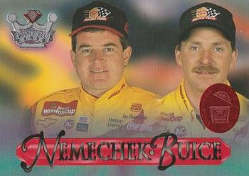1996 Wheels Crown Jewels Elite - Ruby Treasure Chest #48 Joe Nemechek/Jeff Buice Front