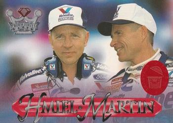 1996 Wheels Crown Jewels Elite - Ruby Treasure Chest #53 Steve Hmiel/Mark Martin Front