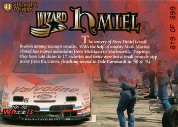1996 Wheels Knight Quest Armor - Black Knights #41 Steve Hmiel Back