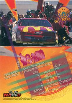 1996 Wheels Viper - Red Cobra #29 Mike Beam Back