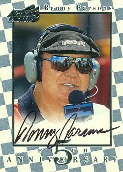1997 Action Packed - Fifth Anniversary Autographs #FA5 Benny Parsons Front