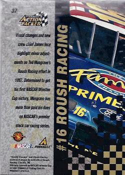 1997 Action Packed - First Impressions #37 Ted Musgrave's Car Back