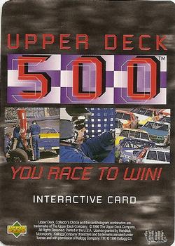 1997 Collector's Choice - Upper Deck 500 #UD7 Terry Labonte Back