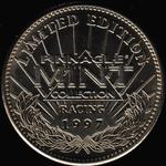 1997 Pinnacle Mint Collection - Coins: Nickel Silver #19 Ward Burton Back