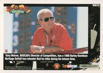 1997 Pinnacle Racer's Choice - Showcase Series #SS71 Gary Nelson Back