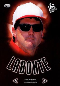 1997 Press Pass - Lasers #81 Bobby Labonte Back