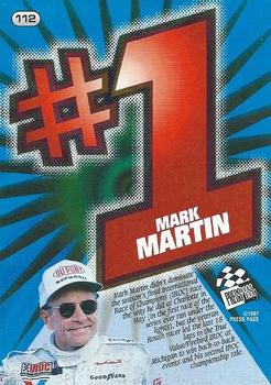 1997 Press Pass - Lasers #112 Mark Martin Back