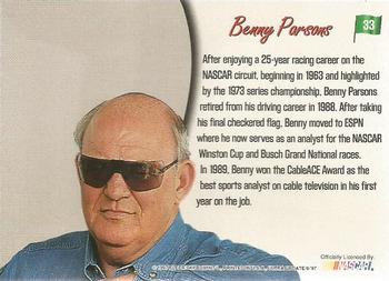 1997 Ultra Update #33 Benny Parsons Back