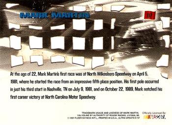 1997 Ultra Update - Driver View #D7 Mark Martin Back
