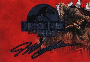 1997 Action Wheels Jurassic Park The Ride Jeff Gordon #NNO Title Card Front