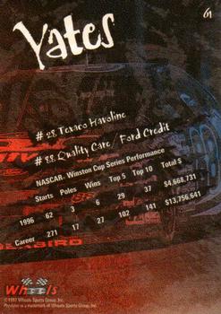 1997 Wheels Predator - First Slash #61 Robert Yates Back