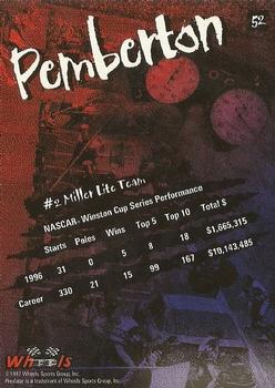 1997 Wheels Predator - Red Wolf First Slash #52 Robin Pemberton Back